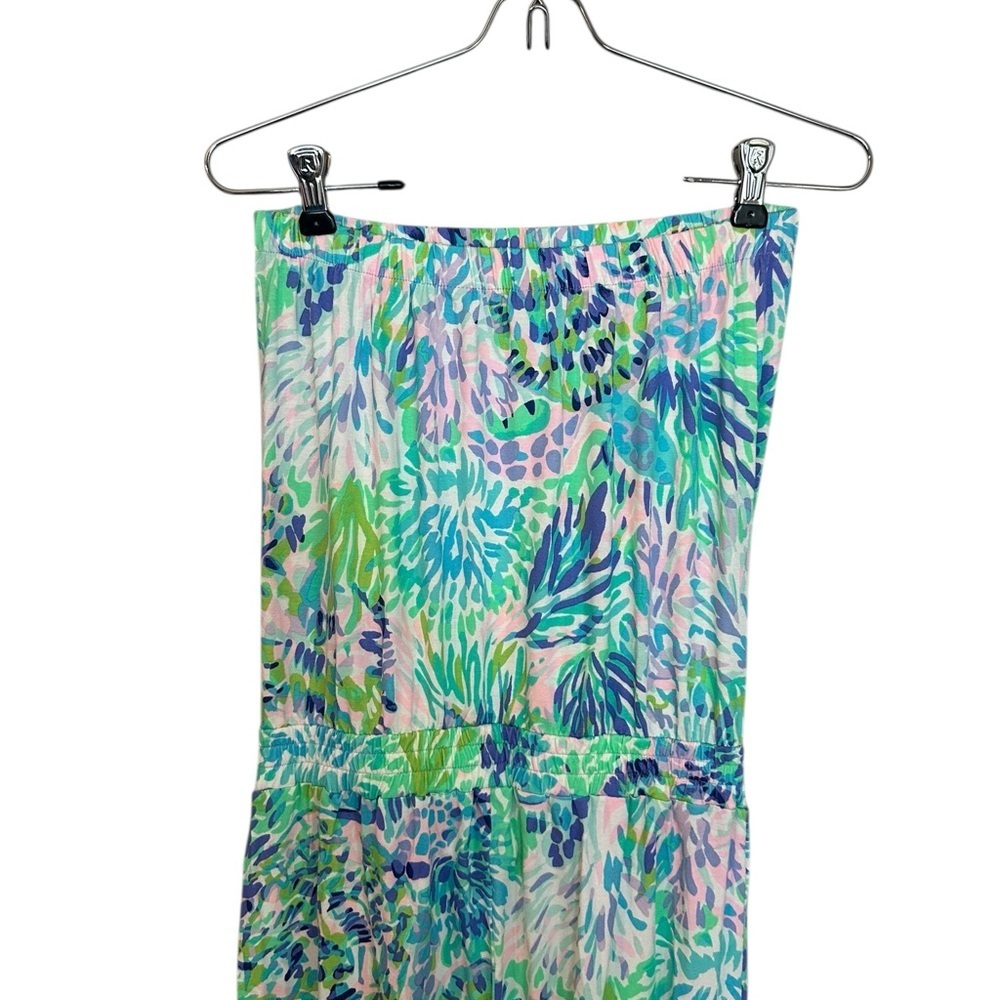 Lilly Pulitzer Keely Jumpsuit, Shell of a Party, Size XS - Picture 6 of 8